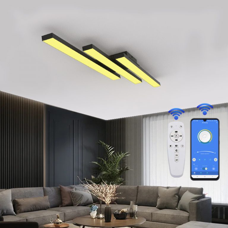 لوستر مدرن مدل سرو سه شاخه کد SB3 مشکی