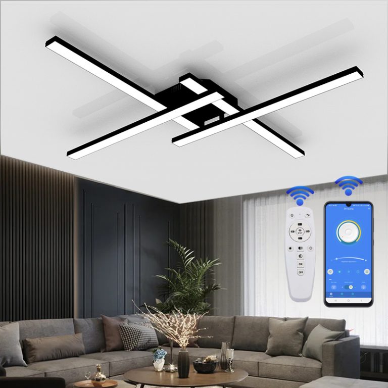 لوستر مدرن مدل سرو کد SB4 مشکی