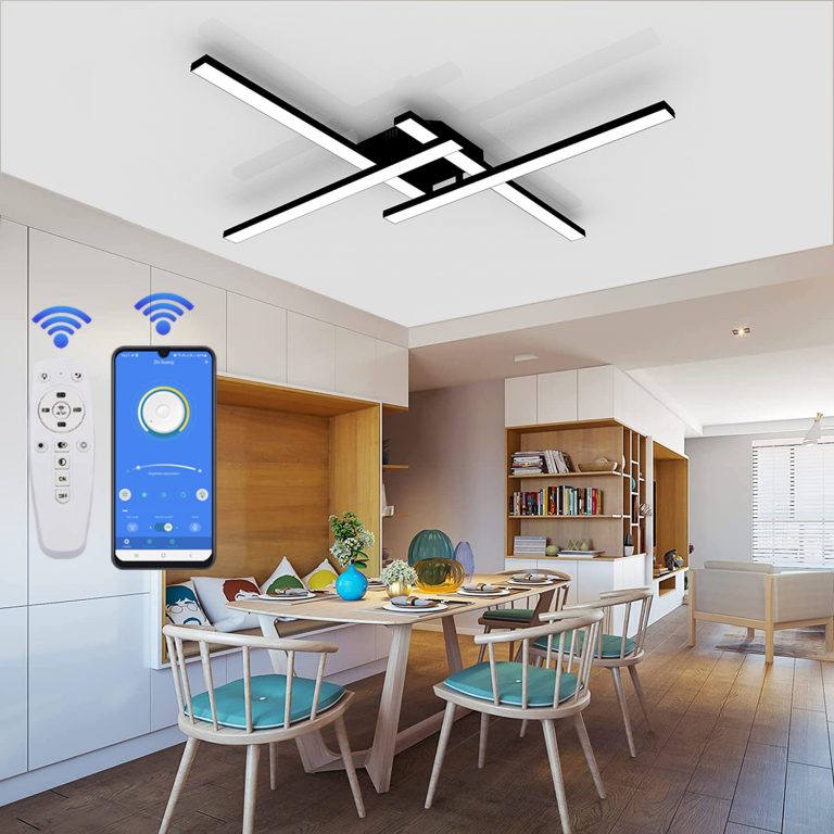 لوستر مدرن مدل سرو کد SB4 مشکی