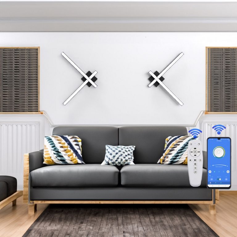 لوستر مدرن مدل سرو دو شاخه کد SB2YB مشکی