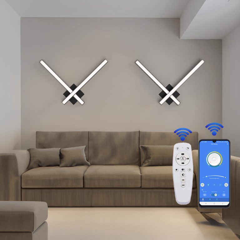 لوستر مدرن مدل سرو دو شاخه کد SB2YB مشکی