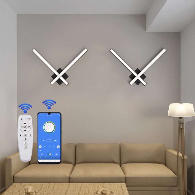 لوستر مدرن مدل سرو دو شاخه کد SB2YB مشکی