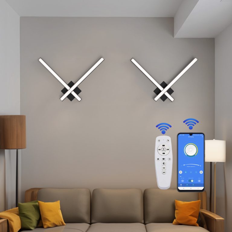 لوستر مدرن مدل سرو دو شاخه کد SB2YB مشکی