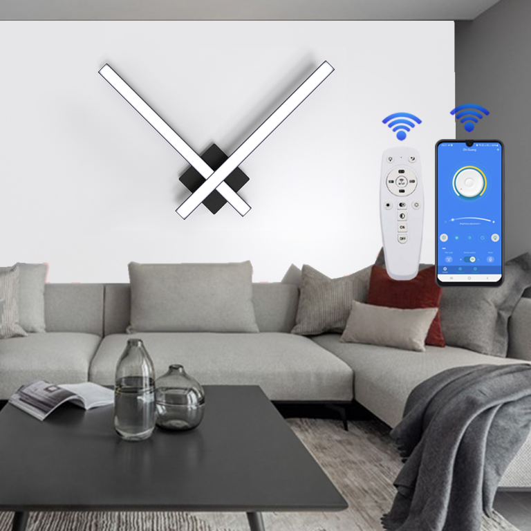 لوستر مدرن مدل سرو دو شاخه کد SB2YB مشکی