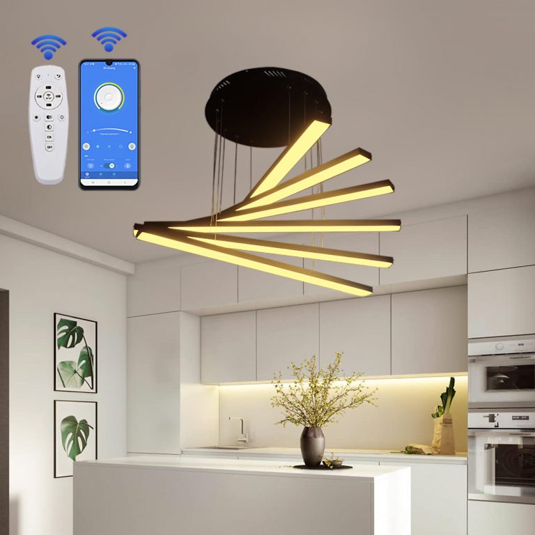 لوستر مدرن مدل سرو آویز کد SC6 مشکی