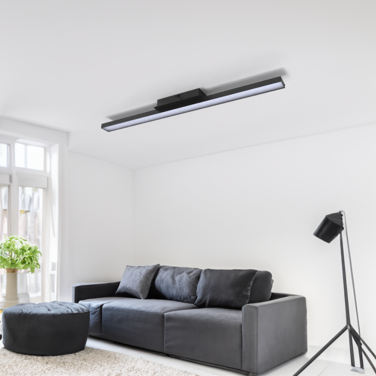 لوستر مدرن مدل سرو تک شاخه کد SB1 مشکی