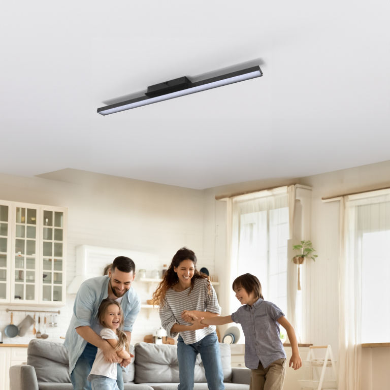 لوستر مدرن مدل سرو تک شاخه کد SB1 مشکی