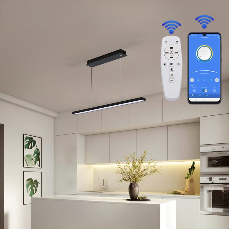 لوستر مدرن مدل سرو آویز تک شاخه کد SC1 مشکی