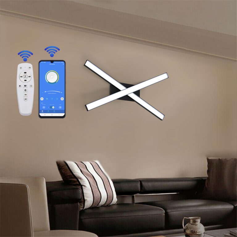 لوستر مدرن مدل سرو دو شاخه کد SB2XB مشکی