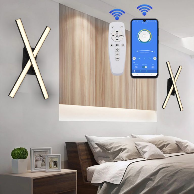 لوستر مدرن مدل سرو دو شاخه کد SB2XB مشکی