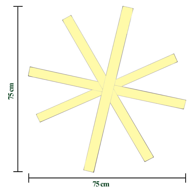 لوستر مدرن مدل سرو آویز چهار شاخه کد SC4 مشکی
